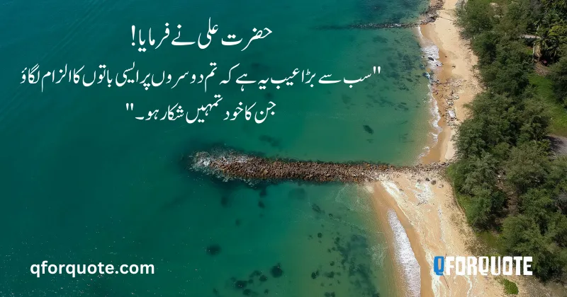 Hazrat Ali Quotes in Urdu